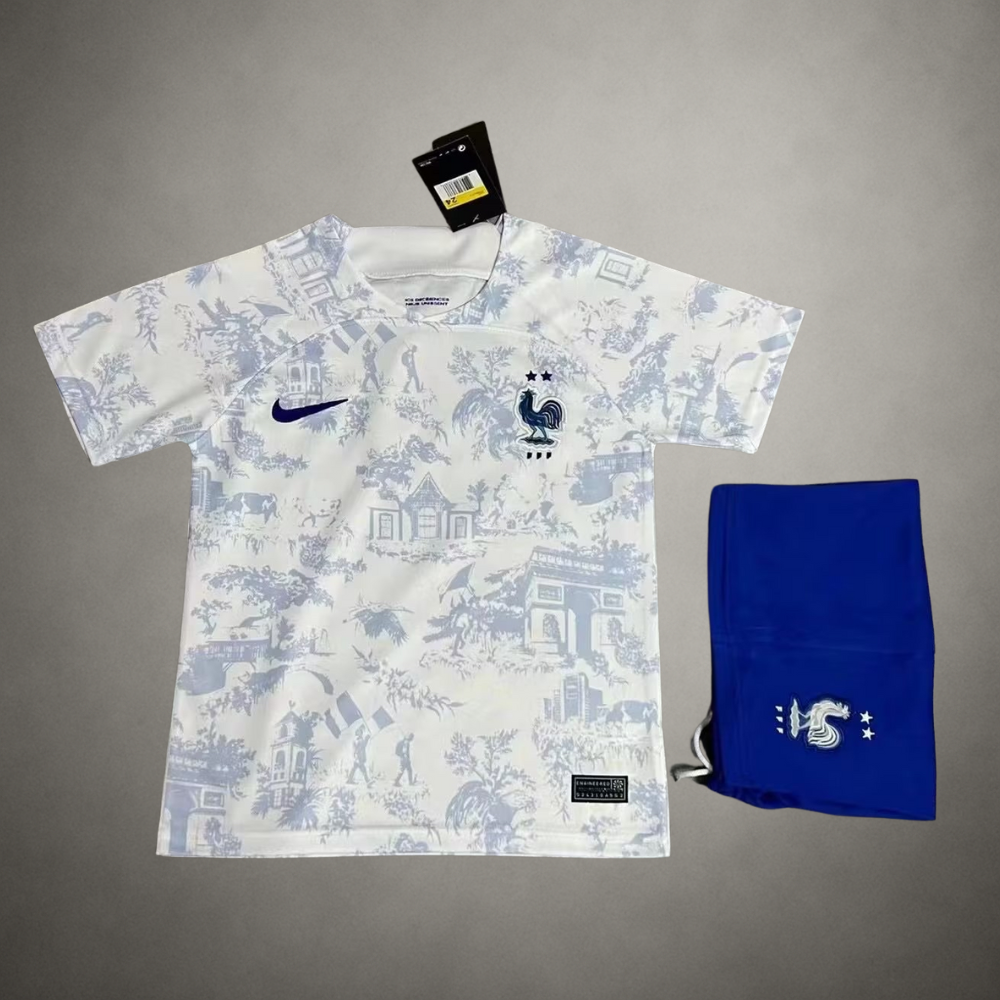 2022 France White Kids Kit