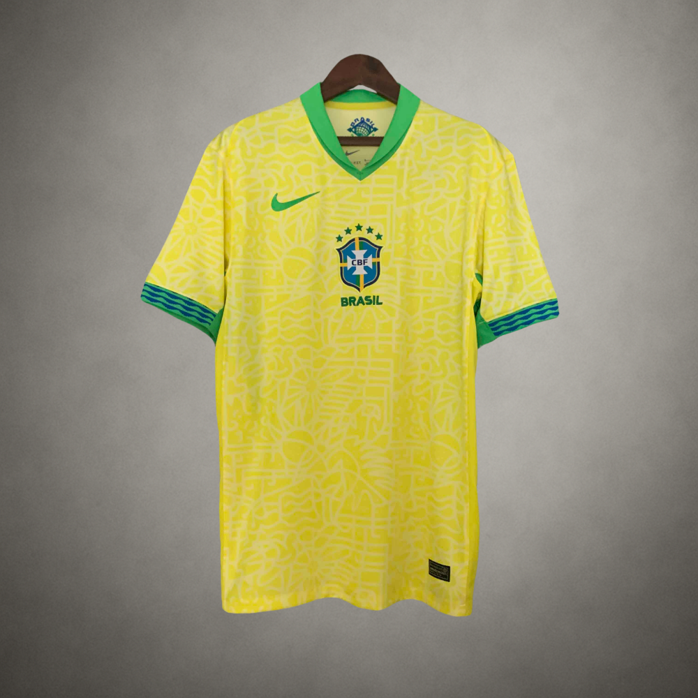 24/25 Brazil Home Yellow Jersey